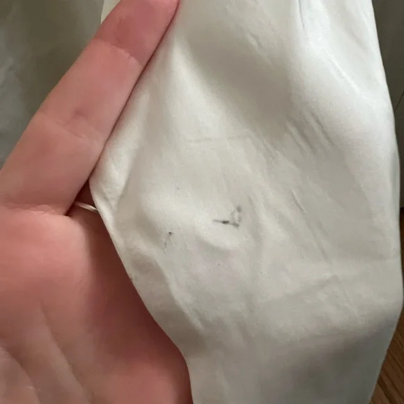 JCrew Goldie Top in Ivory satin SIZE XS NWOT - Picture 4 of 4